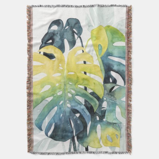 Blätter für Wasserfarben-Sonnenuntergang Decke (Vorderseite Vertikal)