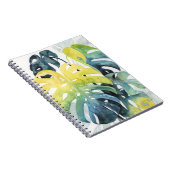 Blätter für Wasserfarben-Sonnenuntergang Notizblock (Rechte Seite)