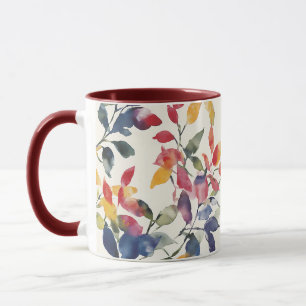 Blätter für Wasserfarben Tasse
