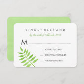 Blätter für Wasserfarben UAWG RSVP Karte (Vorne/Hinten)