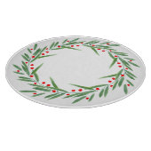 Blätter für Wasserfarben und Beeren Schneidebrett (Ecke)