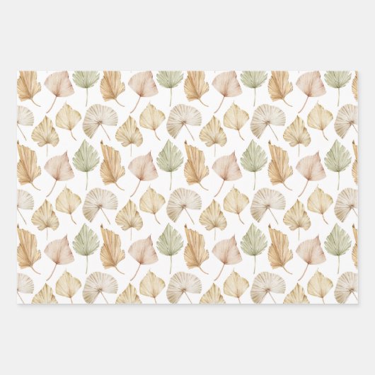 Blätter für Wasserfarbenpalme (Vorderseite)