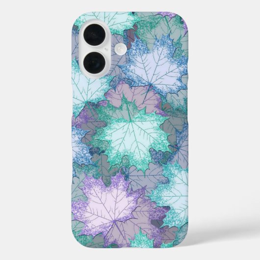 Blätter für weiche Pastellfarben Case-Mate iPhone Hülle (Rückseite)