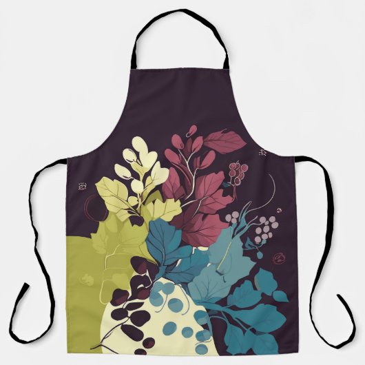 Blätter für Wein im Herbst Schürze (Vorderseite)