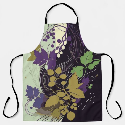 Blätter für Wein im Herbst Schürze (Vorderseite)