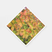 Blätter für wild lebende Weintrauben im Herbst Serviette (Ecke)