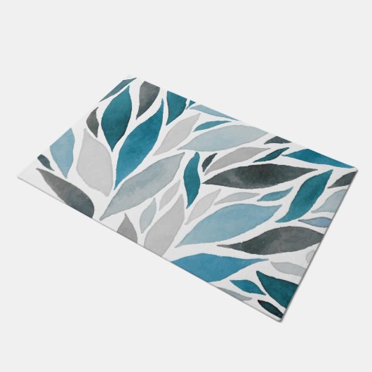 Blätter Fußmatte (Schrägansicht)