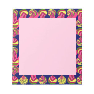 Blätter Gelbe Magenta Grün Notizblock