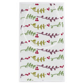 Blätter gemustert kleine geschenktüte (Rückseite)