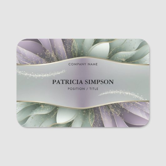 Blätter: Genießen Sie die Mischung aus Stil und El Namensschild (Vorderseite)