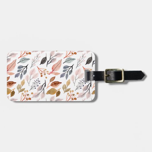 Blätter Gepäckanhänger (Vorderseite horizontal)