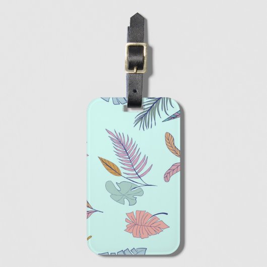 Blätter. Gepäckanhänger (Vorderseite Vertikal)