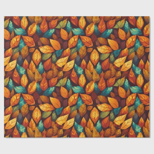 Blätter Geschenkpapier (Flach)