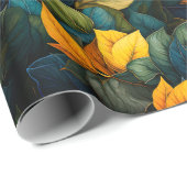 Blätter Geschenkpapier (Rolleneckpunkt)