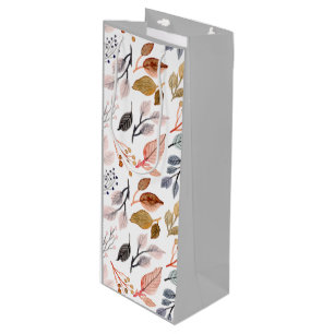 Blätter Geschenktüte Für Weinflaschen