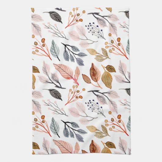 Blätter Geschirrtuch (Vertikal)