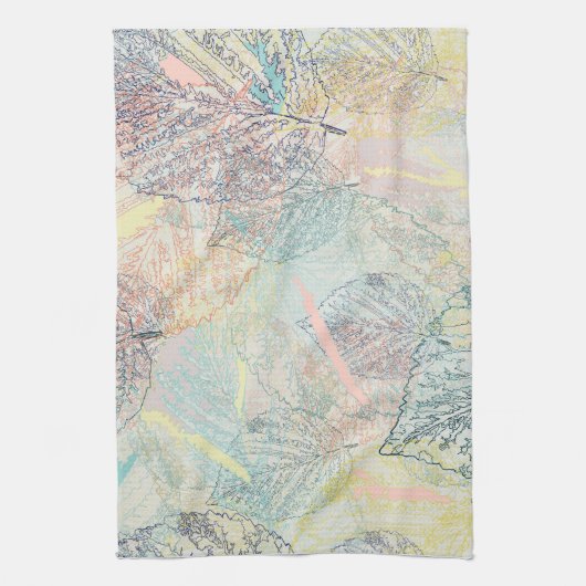 Blätter. Geschirrtuch (Vertikal)