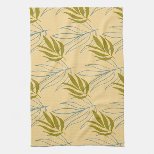 Blätter Geschirrtuch (Vertikal)