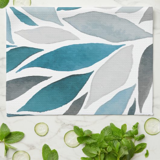 Blätter Geschirrtuch (Gefaltet)