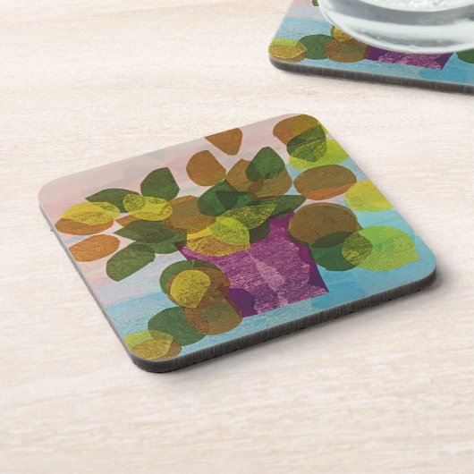 Blätter Getränkeuntersetzer (Linke Seite)