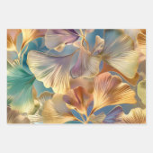 Blätter Gold Pink Blue (Vorderseite)