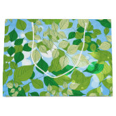 Blätter Große Geschenktüte (Vorderseite)