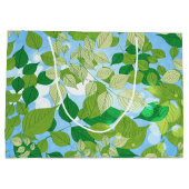 Blätter Große Geschenktüte (Rückseite)