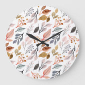 Blätter Große Wanduhr (Vorderseite)