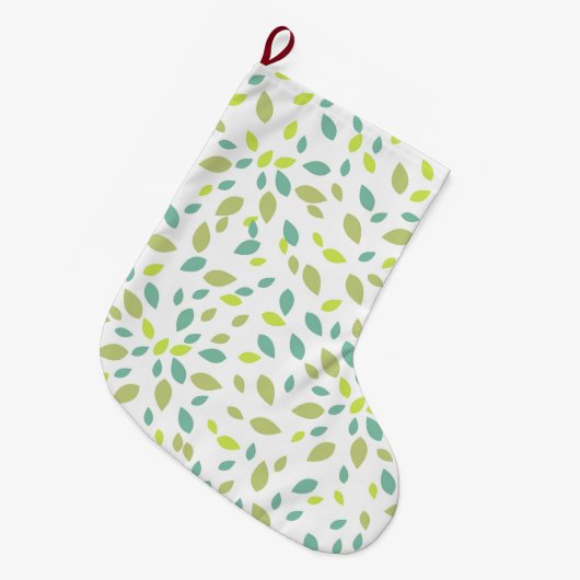 Blätter Großer Weihnachtsstrumpf (Vorderansicht (hängend))