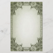 Blätter - grün briefpapier (Vorderseite)