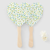 Blätter (grün) fächer (Vorne und Hinten)