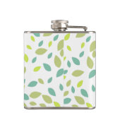 Blätter (grün) flachmann (Rückseite)