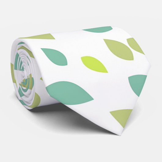 Blätter (grün) krawatte (Gerollt)