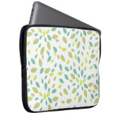 Blätter (grün) laptopschutzhülle (Vorne Rechts)