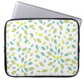 Blätter (grün) laptopschutzhülle (Vorderseite)