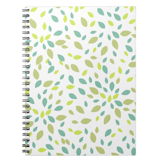Blätter (grün) notizblock (Vorderseite)