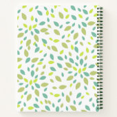 Blätter (grün) notizblock (Rückseite)