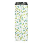 Blätter (grün) thermosbecher (Rückseite)