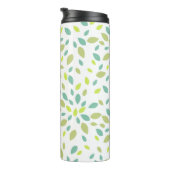 Blätter (grün) thermosbecher (Nach rechts gedreht)