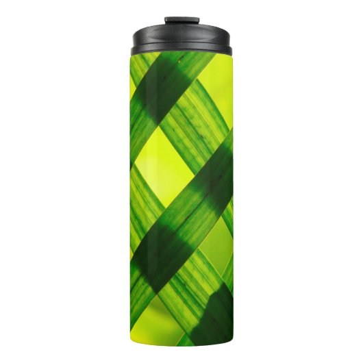 Blätter Grüne Pflanze Thermosbecher (Vorderseite)