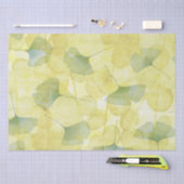 Blätter Grünes Gelbes Dekoupage Wrap Tissue Seidenpapier (Handwerk)