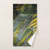 Blätter - Guarujá Brasilien Badetuch Set (Handtuch)
