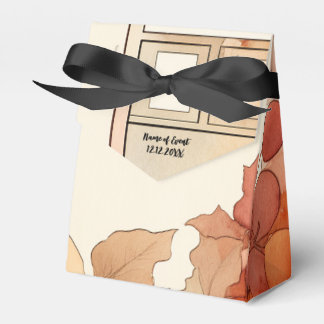 Blätter Herbst Geschenkschachtel