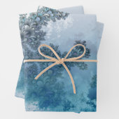 Blätter-Hintergrund-Muster Geschenkpapier Set (Beispiel)