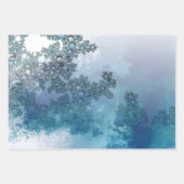 Blätter-Hintergrund-Muster Geschenkpapier Set (Vorderseite 3)