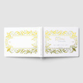 Blätter Hochzeit Gästebuch (Voll)