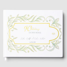 Blätter Hochzeit Gästebuch