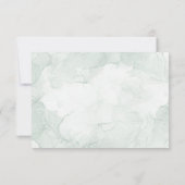 Blätter Hochzeit Rsvp Karte (Rückseite)