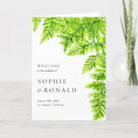 Blätter Hochzeitsfeiern mit Aquarellfarben