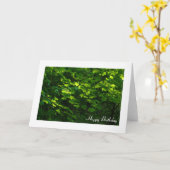 Blätter im Frühjahr Karte (Gelbe Blume)